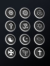 Free Religion Metallic Icon Royalty Free Stock Photos - 12986258