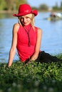 Free Sexy Blonde Cowgirl Royalty Free Stock Photos - 1316078