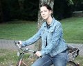 Free Young Woman With Bicycle Stock Images - 1324864