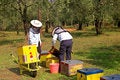 Free Bee Boxes And  Bee Keepers 3 Stock Images - 1334514