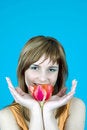 Free Smiling Behind A Tulip Royalty Free Stock Photo - 1341485