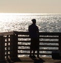 Free Fisherman At The Pier Royalty Free Stock Photos - 1370208