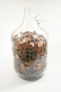 Free Gallon Of Pennies Stock Photography - 1374512
