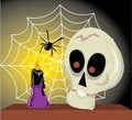 Free Spooky Skull Royalty Free Stock Photo - 1385185
