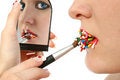 Free Candy Lips Stock Photography - 1399432