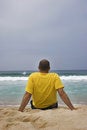 Free Looking The Waves Stock Image - 1413311