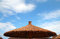 Free Beach Umbrella And Beds Stock Image - 1430491