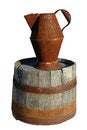 Free Rusty Pitcher And Barrel Royalty Free Stock Photos - 1440598