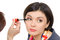 Free Applying Mascara Using Lash Brush Stock Photos - 14421633