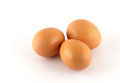 Free Three Eggs - Isolation Royalty Free Stock Photos - 1494338
