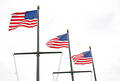 Free Three Flags Royalty Free Stock Image - 153426