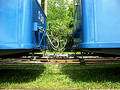 Free Blue Tram Cars Royalty Free Stock Images - 153839