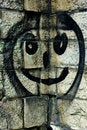 Free Smiley Face On A Stone Wall Royalty Free Stock Photo - 1509005