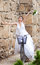 Free Happy Bride Riding A Bike Royalty Free Stock Photos - 15054098