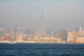 Free New York City Skyline In Fall Sunset Stock Image - 1511151
