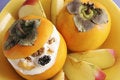 Free Dessert With Persimmon. Stock Photo - 1515480