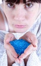 Free Blue Bath Salt Royalty Free Stock Photo - 1516705
