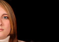 Free Young Woman With Only The Left Side Of Face Showing Stock Photography - 1517932