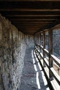 Free Castle Wall Walkway. Royalty Free Stock Photos - 1518748