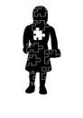 Free Puzzle Girl Royalty Free Stock Image - 1524186