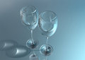 Free 3D Wine Glasses Royalty Free Stock Images - 1525399
