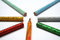 Free The Multi-colour Pencil Is Surrounded By Color Pencils Royalty Free Stock Photos - 1547098