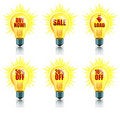 Free Sale Bright Ideas Royalty Free Stock Image - 15471936
