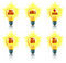 Free Sale Bright Ideas Royalty Free Stock Image - 15471936