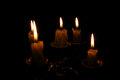 Free Burning Candles Royalty Free Stock Photos - 1550698
