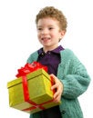 Free Toddler With Present Stock Images - 1559154