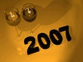 Free 2007 New Year Celebration Royalty Free Stock Photo - 1564955