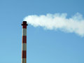 Free Chimney In Factory Expelling Smoke Royalty Free Stock Photo - 1566045