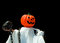 Free Pumpkin Head Ghost-Isolated Stock Photo - 1560120