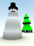 Free Snowman And Christmas Tree 15 Stock Photos - 1562913
