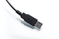 Free USB Plug Cable Royalty Free Stock Photography - 15601487
