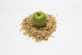 Free Green Apple And Golden Cereals Stock Photos - 15604063