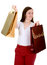 Free Casual Girl Shopping Royalty Free Stock Photo - 1571205