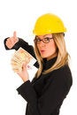 Free A Businesswoman With Earnings Stock Image - 1587061