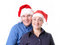 Free Young Couple In Santa Hats Royalty Free Stock Photos - 1582758