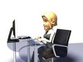 Free Office Girl Stock Image - 1590601