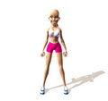 Free Fitness Girl : Shoulders Royalty Free Stock Photography - 1595347
