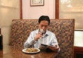 Free Business Man Reading During Lunch Royalty Free Stock Photo - 1596615