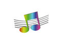 Free Rainbow Note Royalty Free Stock Photography - 16065877