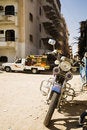Free Motorbike And Lorry With Fruits And Vegetables. Royalty Free Stock Images - 1611659