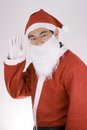 Free Asian Santa Claus Say Hi Royalty Free Stock Photo - 1614575