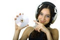 Free Girl With Headphones Stock Photography - 1616022