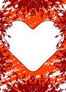 Free Valentine S Day Greeting Card With Flowers And Heart On Grunge B Royalty Free Stock Image - 1623476