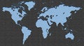 Free World Map Mercury V2 Stock Photos - 1624893