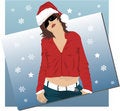 Free Christmas Girl Royalty Free Stock Photography - 1629257