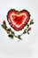 Free Heart Made By Rose Petals Royalty Free Stock Photos - 1627578